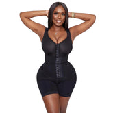 Black Post-Surgery Compression Shapewear – Medium-Control Faja for Liposuction & Postpartum